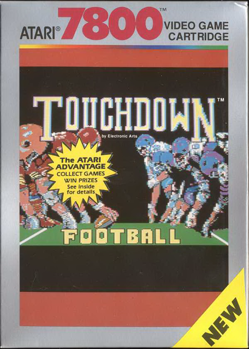 Touchdown Football (USA) 7800 Game Cover